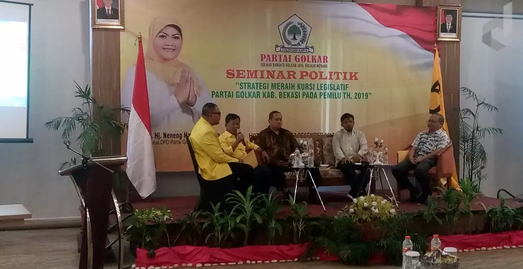 Seminar Politik Yang Digelar DPD Partai Golkar Kabupaten Bekasi