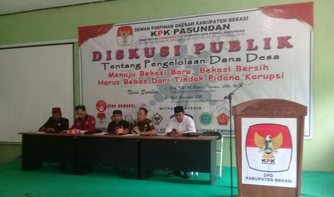 LSM KPK Pasundan Gelar Diskusi Publik Tentang Pengelolaan Dana Desa - Desapedia