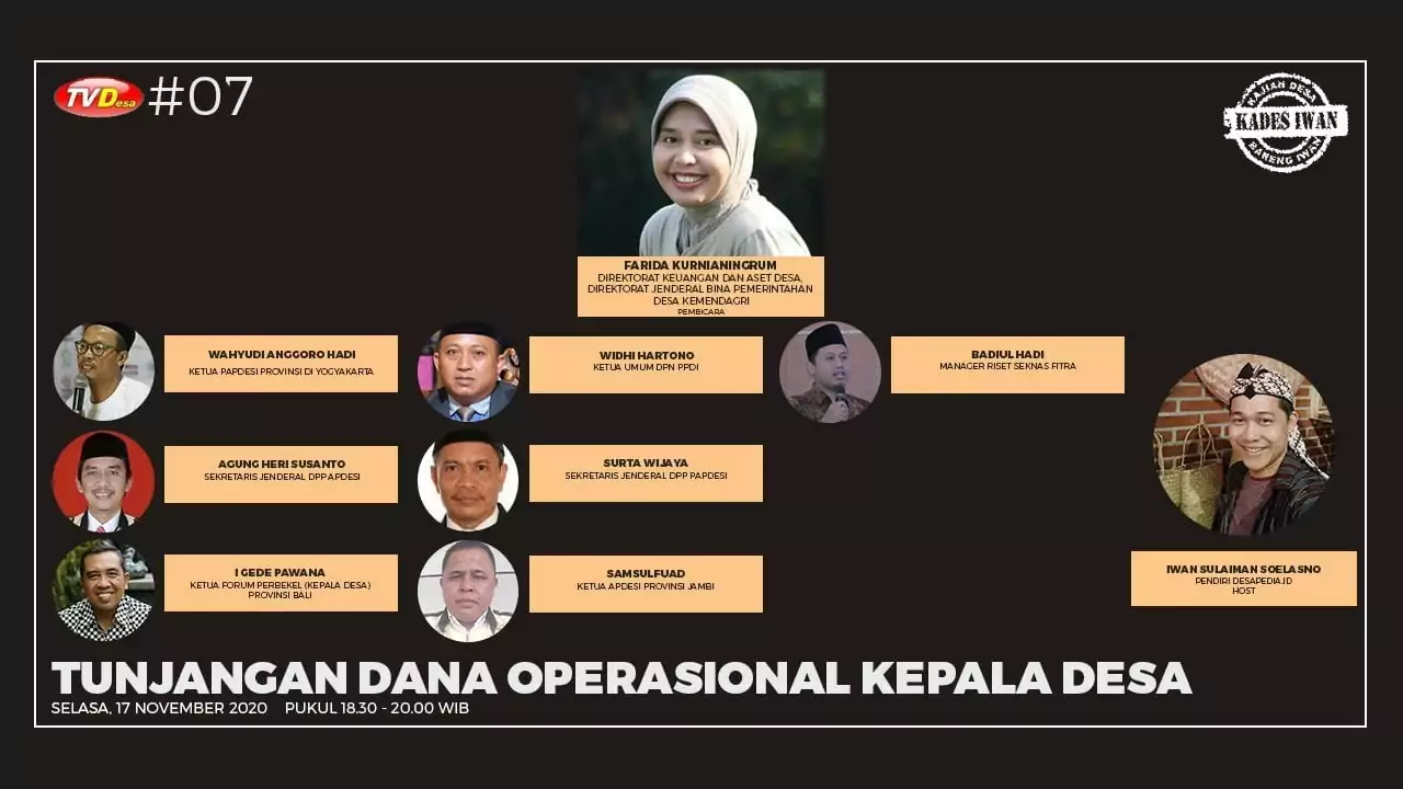 Talkshow TV Desa: Tunjangan Dana Operasional Kepala Desa