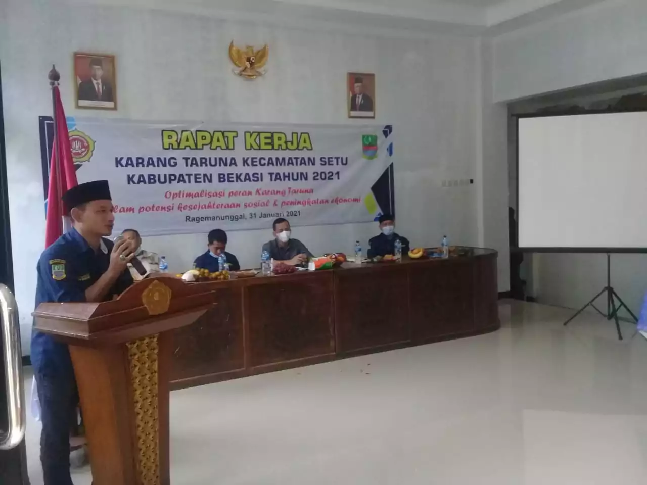 Gelar Raker, Karang Taruna Kecamatan Setu Dorong Program Peningkatan Ekonomi Desa - Desapedia