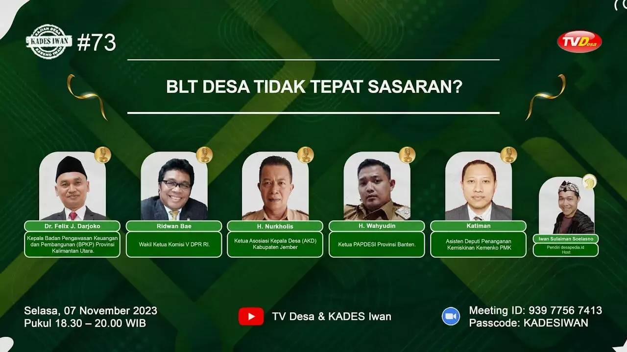 BLT Desa Tidak Tepat Sasaran