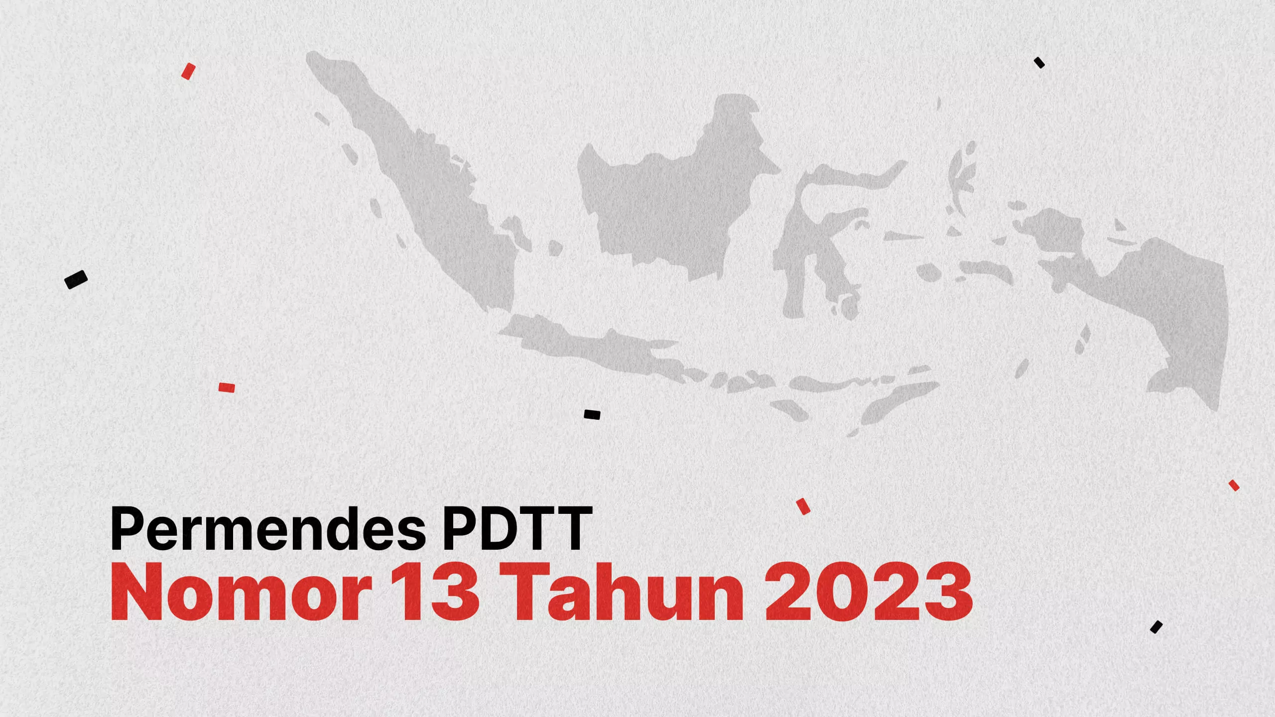 Permendes PDTT 13 Tahun 2023