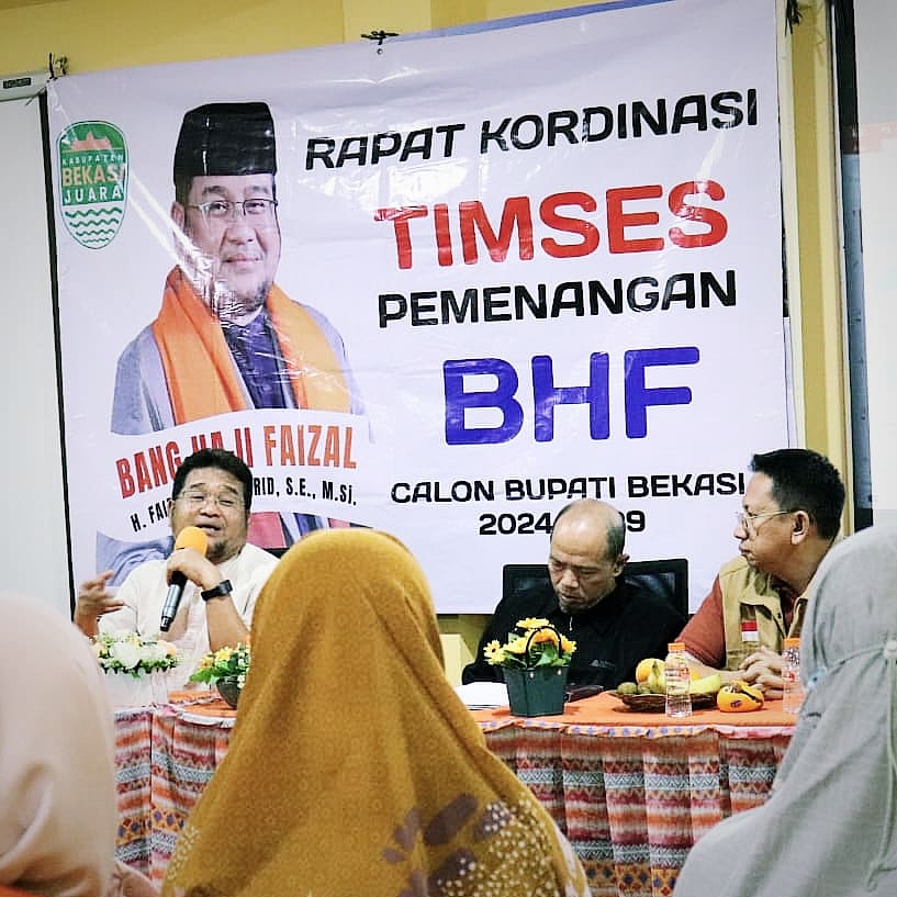 Faizal Hafan Farid Konsolidasikan Kekuatan di Timses Menjelang Pilbup Bekasi